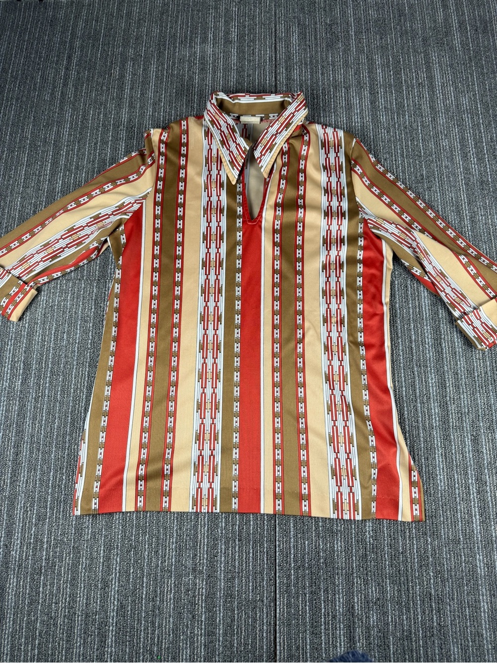 Vintage 1970’s/80’s Rhoda Lee Long Sleeved Tunic Top - size not visible